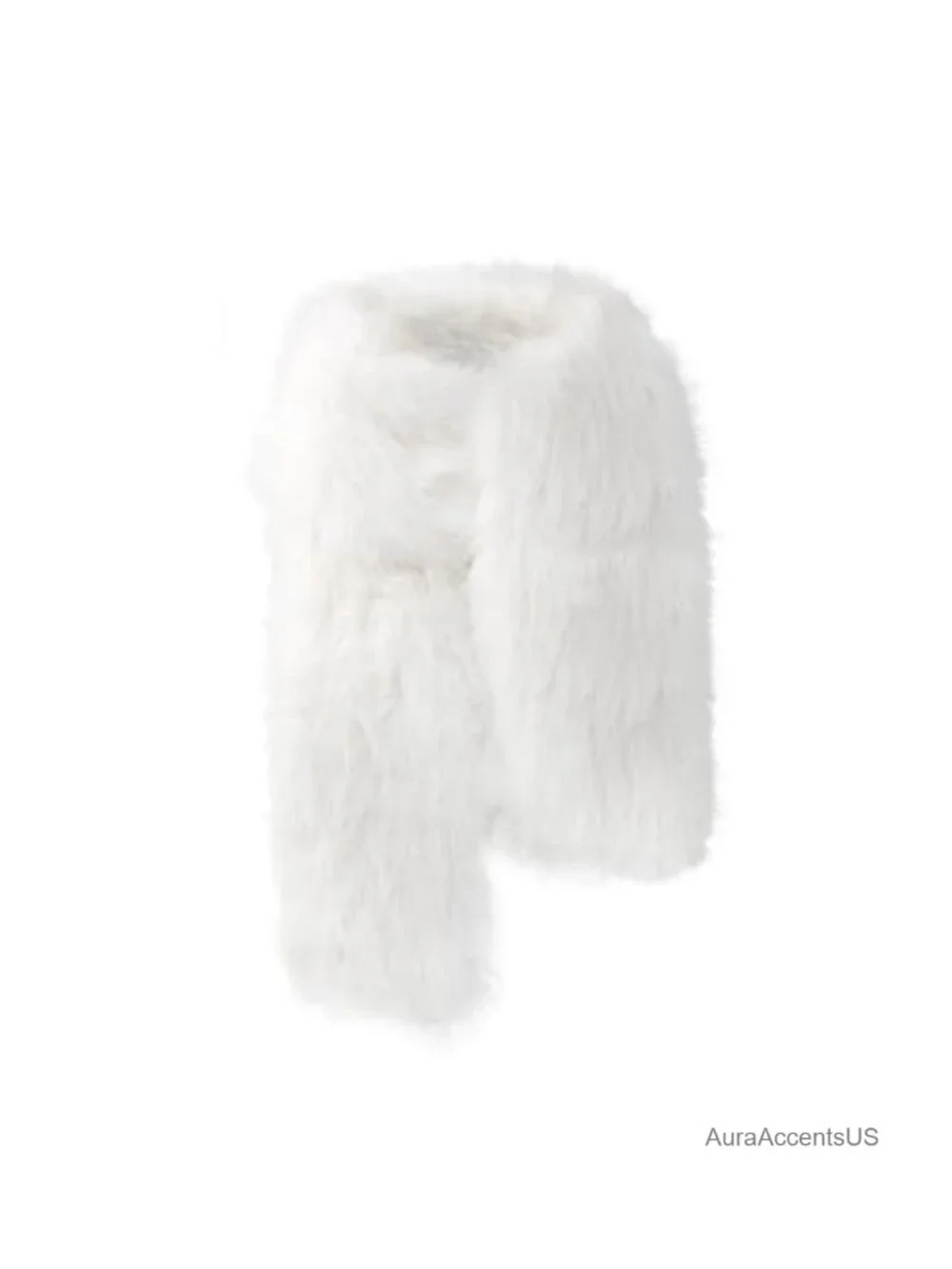Faux Fur Scarf Shawl Winter Warm Wrap Long Scarf Wedding Bridal Party